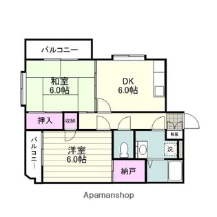エスペランサ田上【1階】の間取り