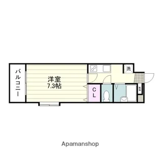 ツールド新照院【4階】の間取り