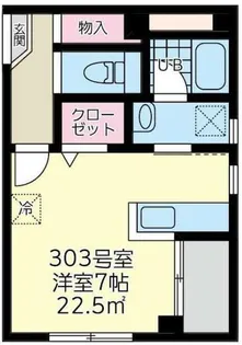 眞喜ビル【3階】の間取り
