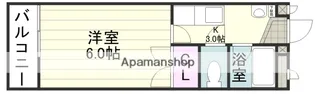 薬師愛ビル【3階】の間取り