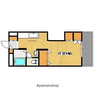 城西ロイヤルハイム【203号室】の間取り
