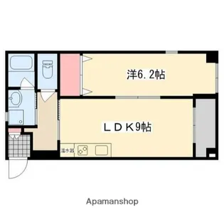 ウエストコート【302号室】の間取り