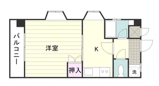 (有)バイクフォーラムビル【0401号室】の間取り
