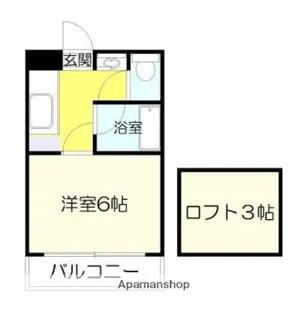 UEハウス六番館【4階】の間取り