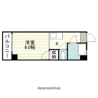 慶ハイツ【3階】の間取り