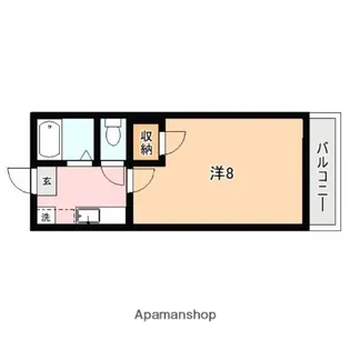 ロイヤルメゾン下荒田【3階】の間取り