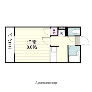 リヴェール荒田【103号室】の間取り