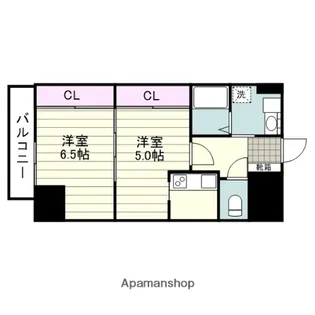 ステージルビーグラス【803号室】の間取り