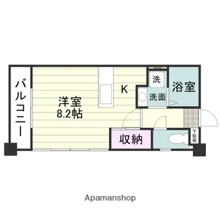 レインボー新栄【4階】の間取り