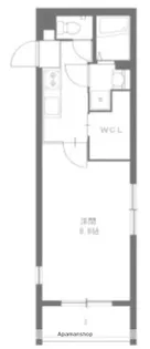 SUN RISE葉月館【4階】の間取り