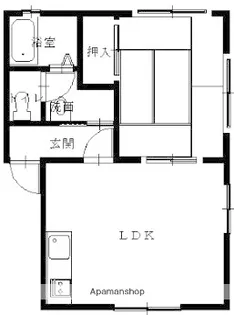 ピアヒルⅠ【102号室】の間取り