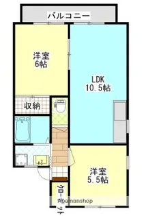 セジュールホリ【B202号室】の間取り