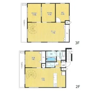 フェリス荒田【202号室】の間取り