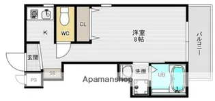 フェリス荒田【502号室】の間取り