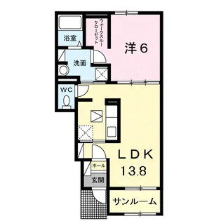 エスペランサ【1階】の間取り