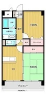 ヴェルドミール山湖【202号室】の間取り