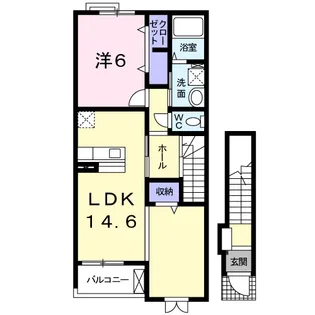 グレースTOKI【2階】の間取り