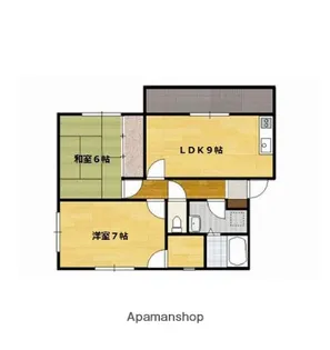 ウィンディア花水木【2階】の間取り