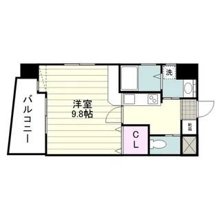 サンテラス松原【0201号室】の間取り