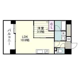 ウェルブライト照国【0902号室】の間取り