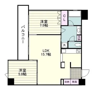 EPERNAY【0503号室】の間取り