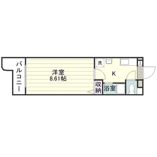 アーバン上荒田【0414号室】の間取り