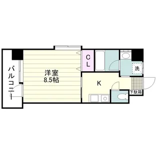 ガーデンプレイス上荒田【0507号室】の間取り