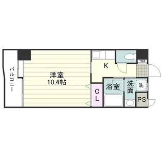 サンパティーク鴨池【0506号室】の間取り