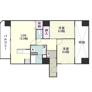 アンシャンテ・パリⅠ【0906号室】の間取り