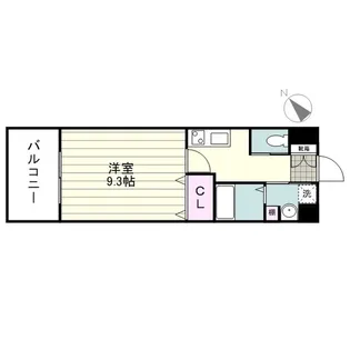 セントラルハイツ上之園【0903号室】の間取り