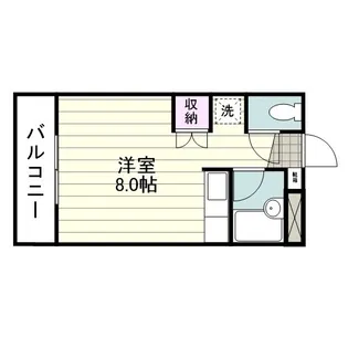 上之園フラッツ【0304号室】の間取り