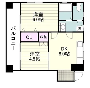 虎頭マンション【0303号室】の間取り