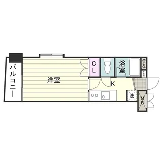 YAOKIビル【0407号室】の間取り