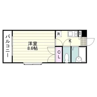 M’S FIRST 西田【0207号室】の間取り