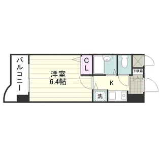 ライオンズマンション交通局前【1102号室】の間取り