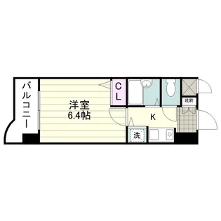 ライオンズマンション交通局前【0806号室】の間取り