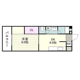 高麗ハイツ【0302号室】の間取り