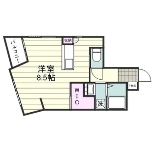 エクセルメゾン【0102号室】の間取り