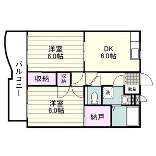 エンプロイうしおⅢ【0103号室】の間取り
