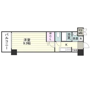MS下野【0803号室】の間取り
