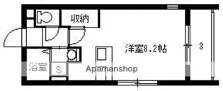 LE CHAT NOIR【2階】の間取り