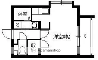 LE CHAT NOIR【306号室】の間取り