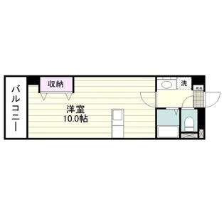 プレジデント下荒田【0402号室】の間取り