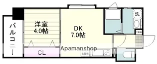 エルシオン平之町【901号室】の間取り