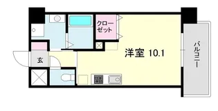 サンハイツ中洲通り【2階】の間取り