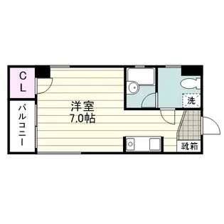 水田ビル【0203号室】の間取り