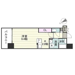 フォンスタワー南林寺【0502号室】の間取り