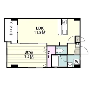 ビスタ ヴィラ【0503号室】の間取り