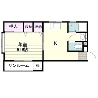 サンハイツこば【0301号室】の間取り