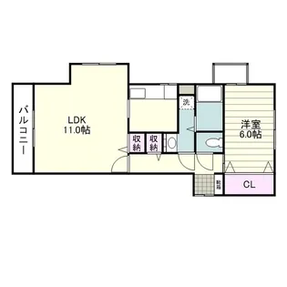 AQUAⅡ【0205号室】の間取り